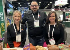 Jacy Clapp and Jose Calderon of Farm Pak with Heather Lifsey with the North Carolina Department of Agriculture.